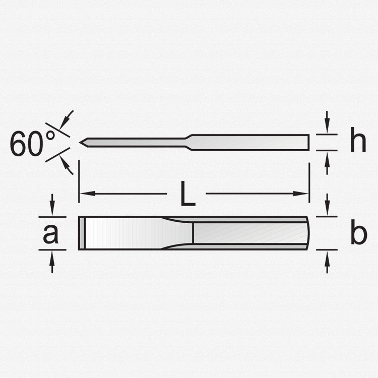 Gedore 103 - 60 Brick cutting chisel 60 mm - GR8723500 - KC Tool
