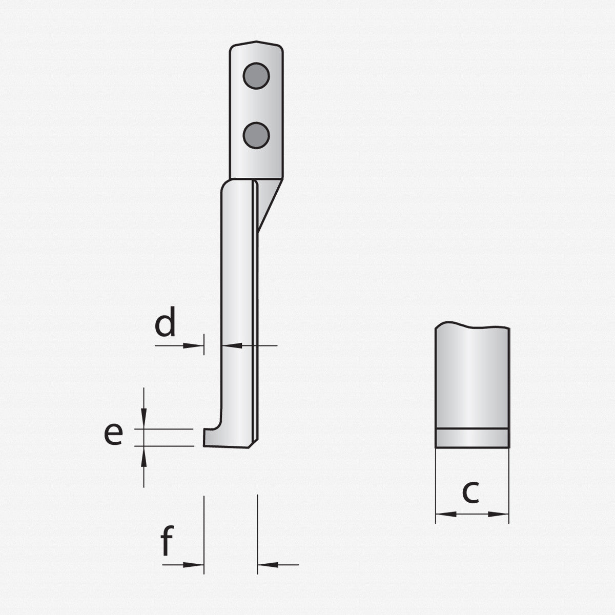 Gedore 106/S101 Black leg without clamping piece - GR1076957 - KC Tool