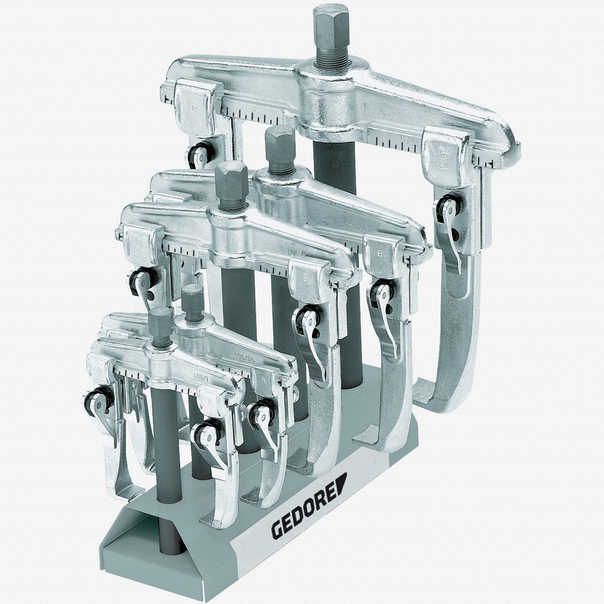 Gedore 1.06/ST - E Puller set with display stand 1.06/1 - E - 1.06/3 - E - GR1322745 - KC Tool
