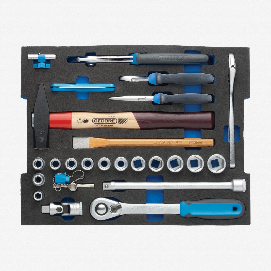 Gedore 1100 - 01 GEDORE - Sortimo L - BOXX 136 with assortment Mechanic, 58 - pc - GR2658194 - KC Tool