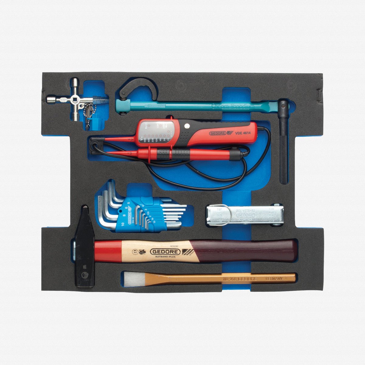 Gedore 1100 - 03 GEDORE - Sortimo L - BOXX 136 with assortment Installation, 44 - pc - GR2658216 - KC Tool