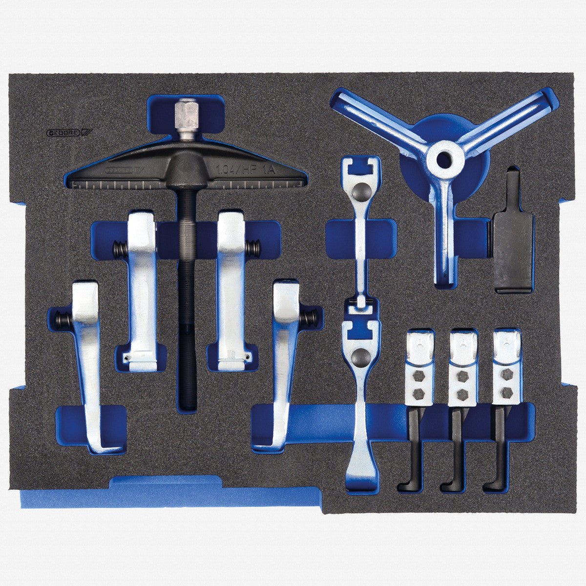 Gedore 1100 CT2-1.04 Universal puller assortment, in 2/2 L-BOXX 136 Module - GR2836068 - KC Tool