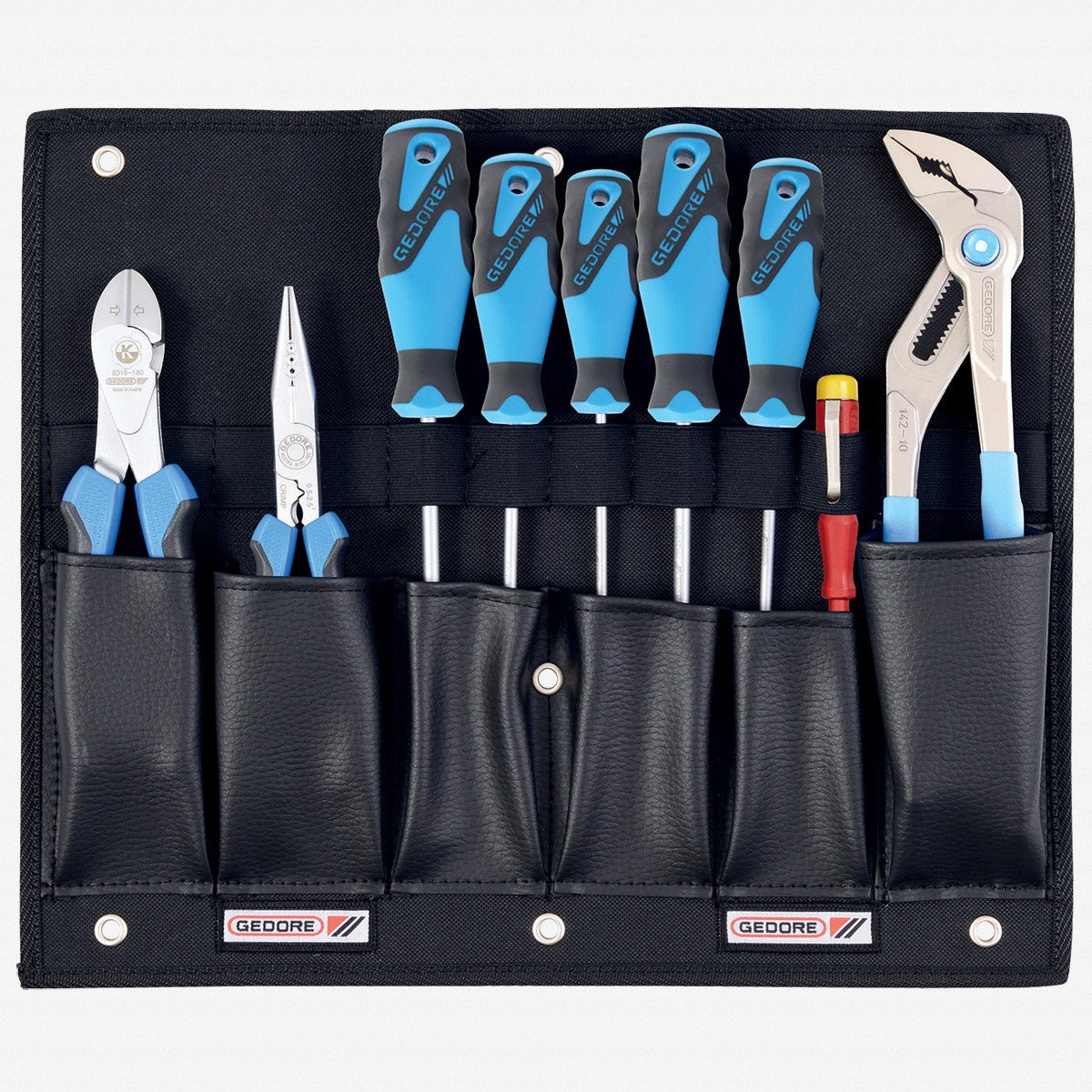 Gedore 1100 W-001 Tool board with pliers/screwdriver assortment - GR2836181 - KC Tool