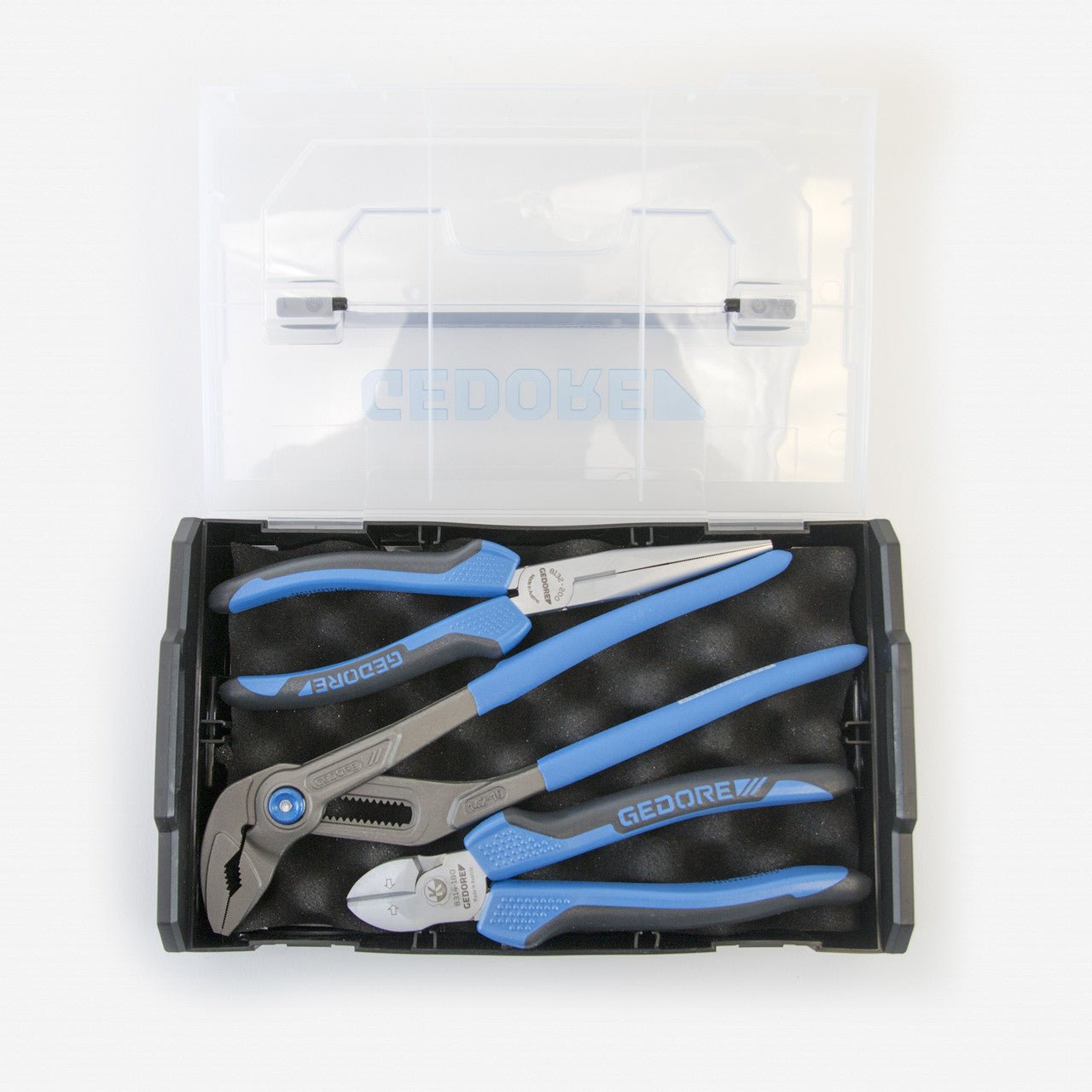 Gedore 1102 - 007 3 Pc Pliers Set in L - BOXX Mini - GR2951789 - KC Tool