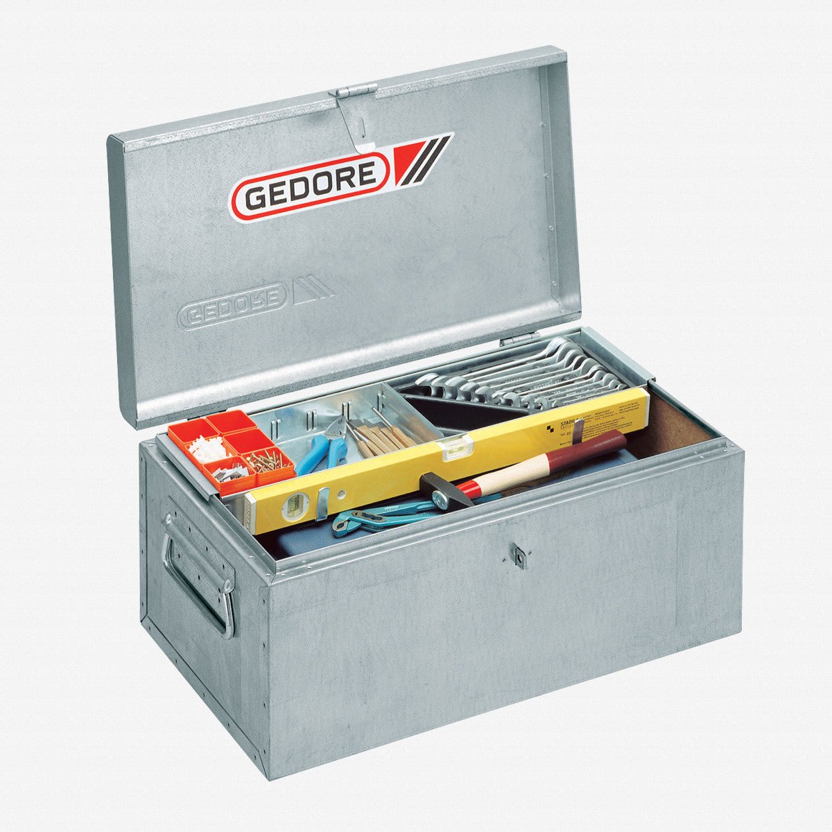 Gedore 1440 Z-70 Tool box JUMBO, zinc-plated, 320x698x387 mm - GR6628280 - KC Tool