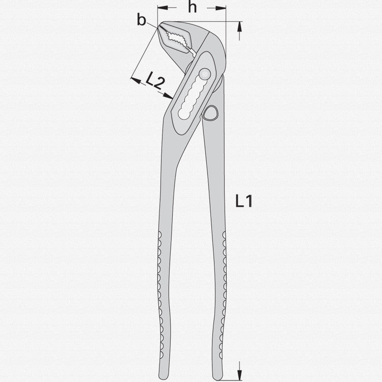 Gedore 146 10 C Universal pliers 10", 7 settings - GR6413240 - KC Tool