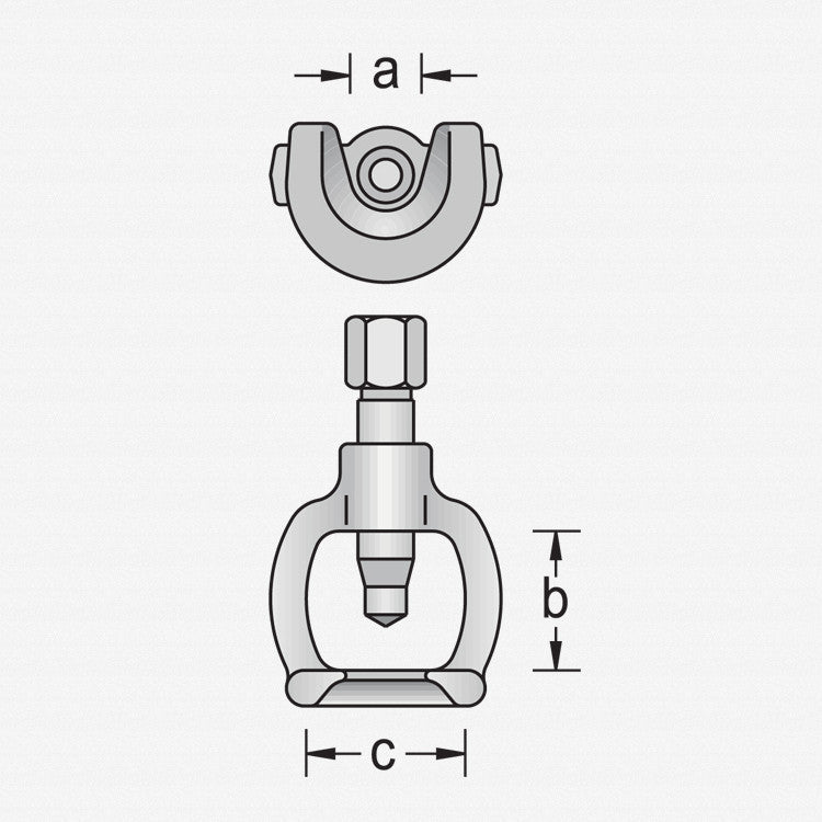 Gedore 1.72/1 Ball joint puller 18x35x40 mm - GR8030300 - KC Tool