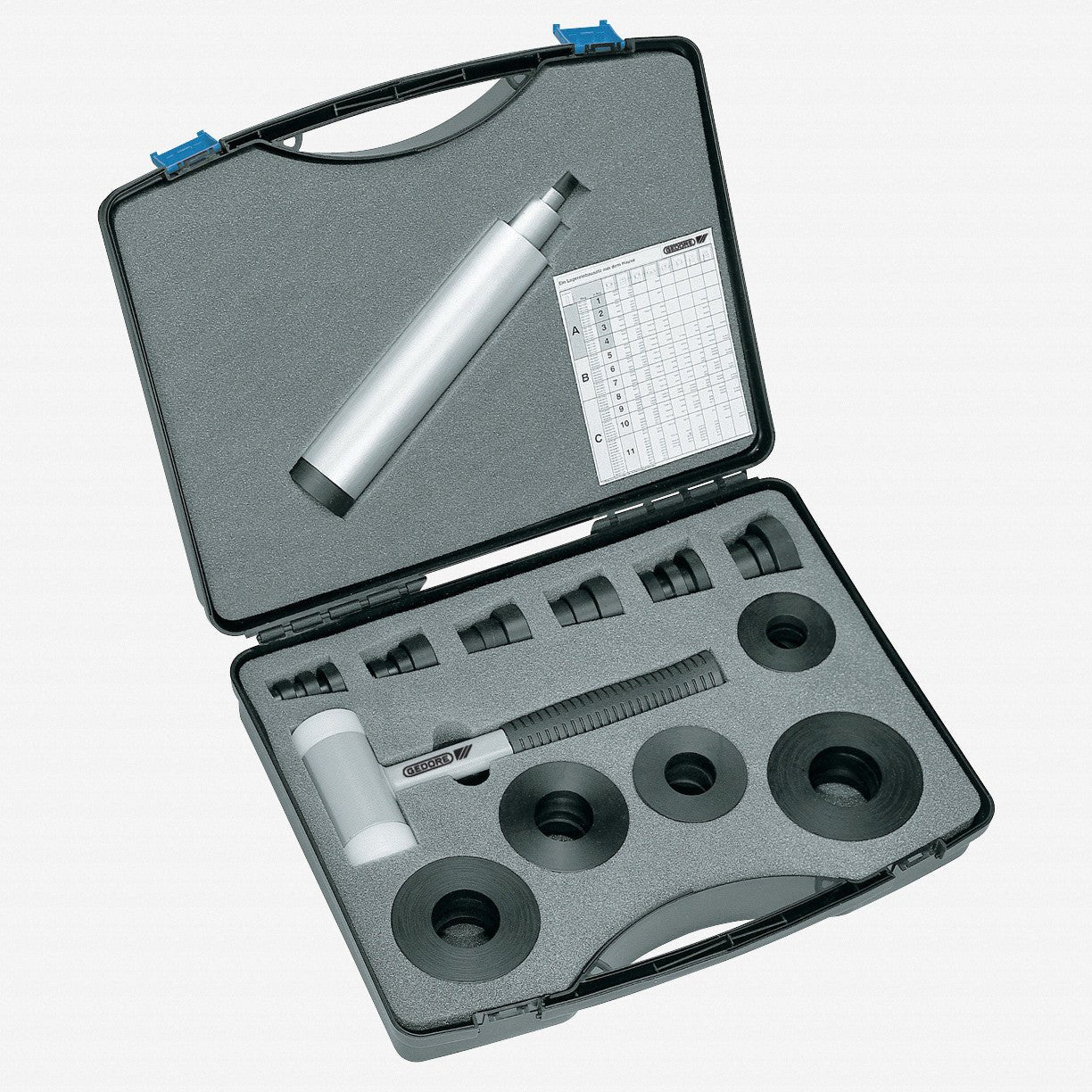 Gedore 1.85/1 Professional plastic bearing installation set - GR1120778 - KC Tool