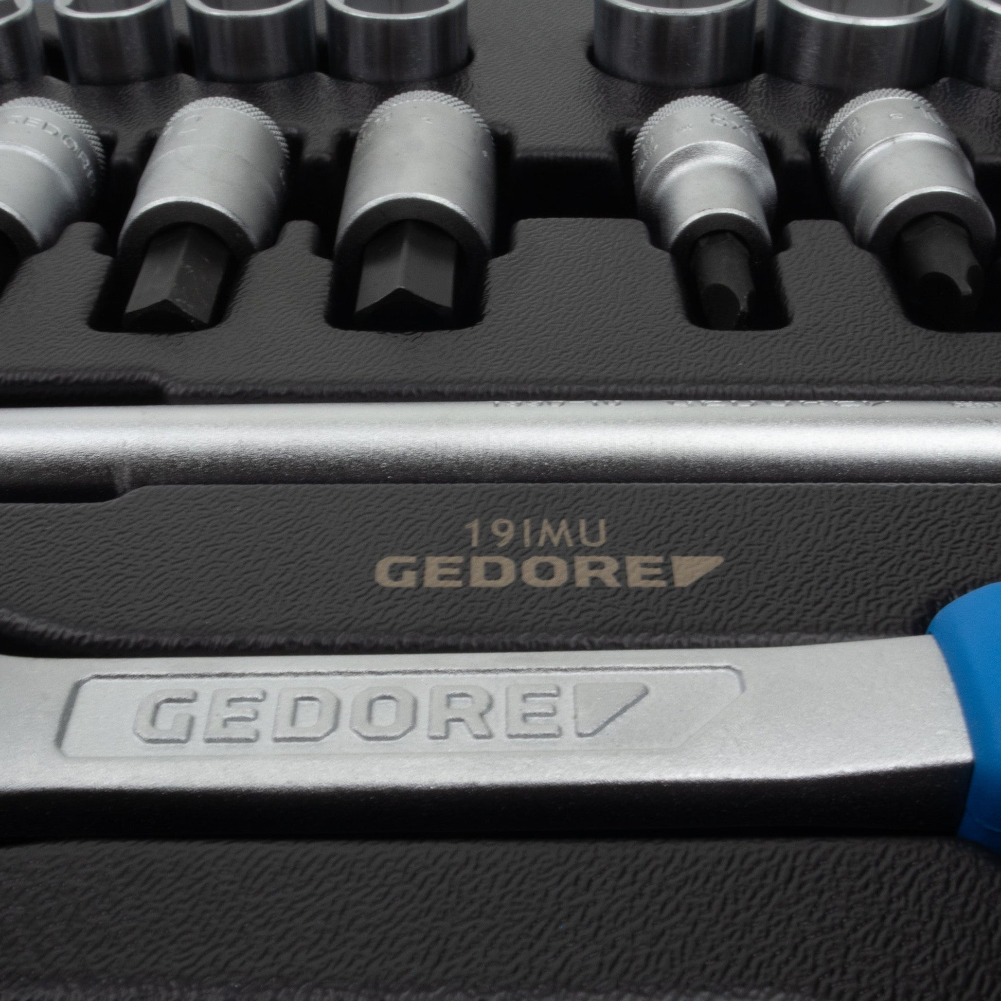 Gedore 19 IMU-10 Hex Socket Set 1/2", 10-30 mm, 27 Pieces - GR6139750 - KC Tool