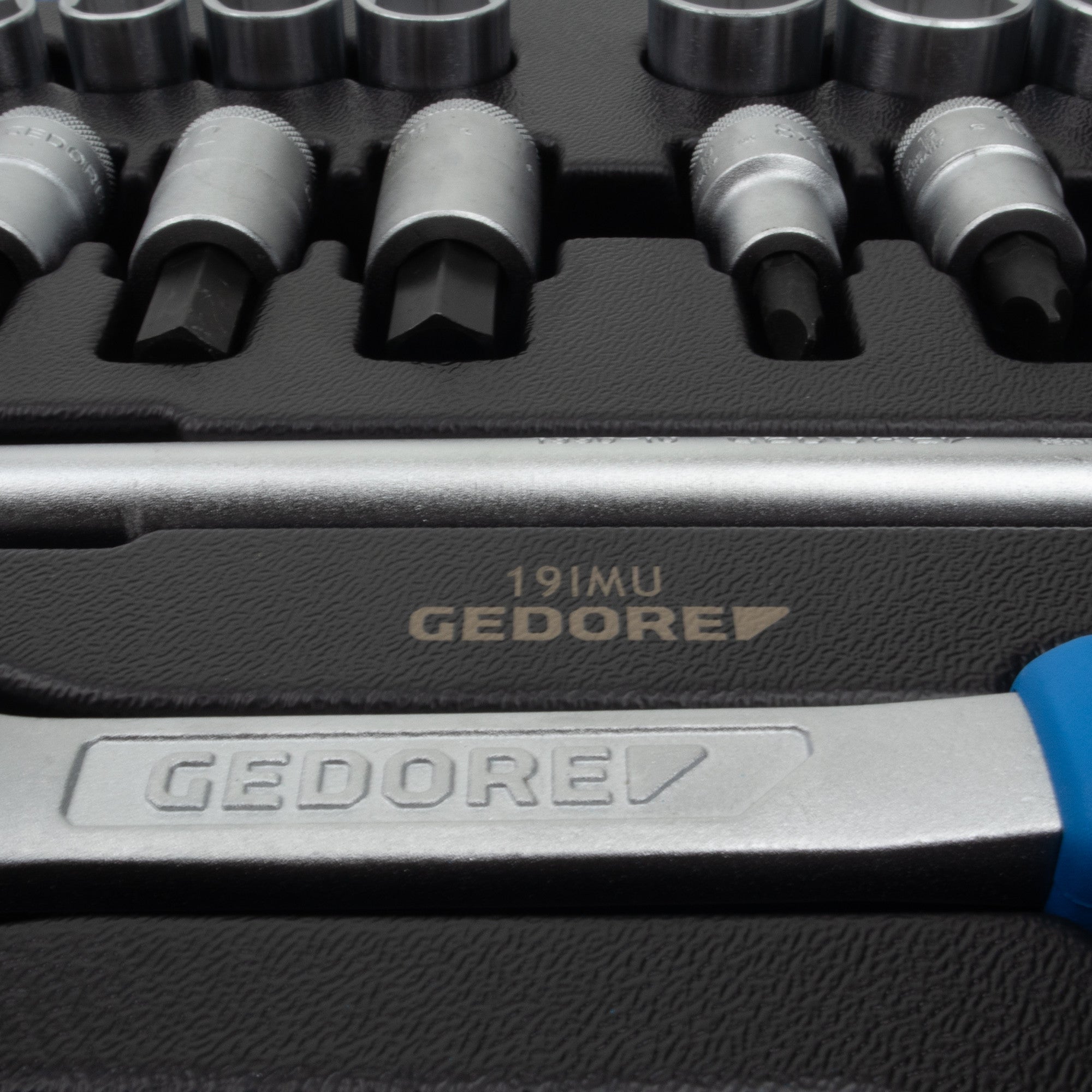 Gedore 19 IMU-10 Hex Socket Set 1/2", 10-30 mm, 27 Pieces - GR6139750 - KC Tool