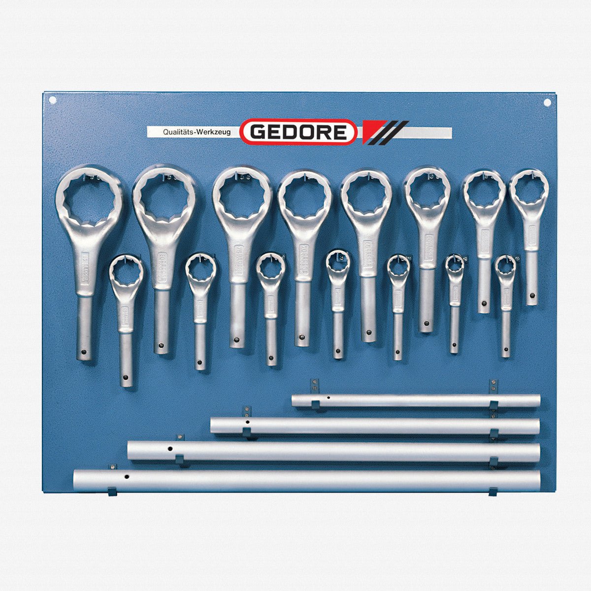 Gedore 2 ATM Single ended ring spanner set 19 pcs 24 - 85 mm - GR6049250 - KC Tool
