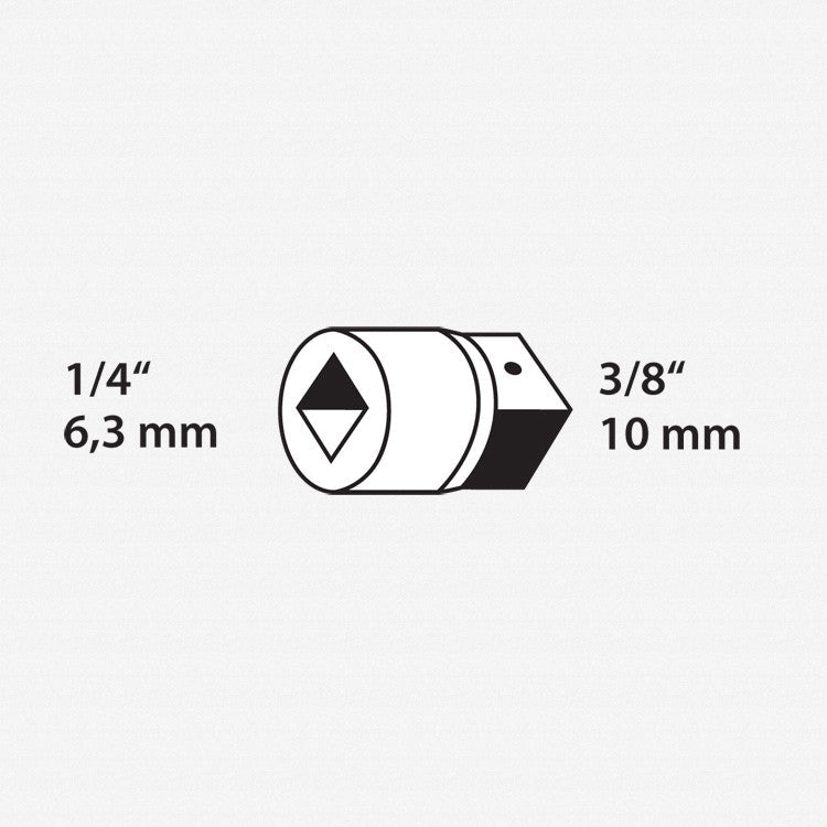 Gedore 2030 Converter 1/4" to 3/8" - GR6170080 - KC Tool