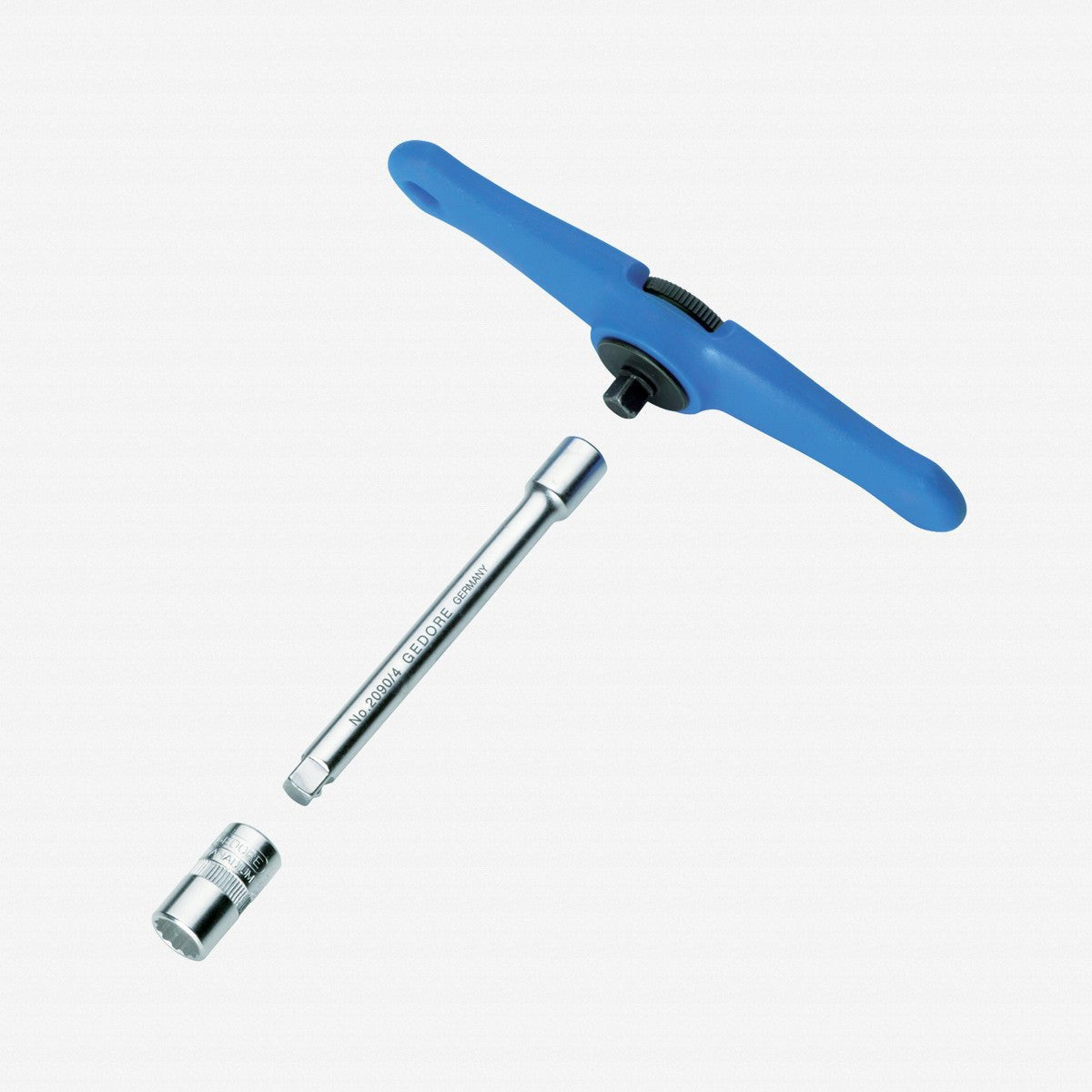 Gedore 2093 U-3 T Ratchet with T-handle 1/4" 140 mm - GR1791532 - KC Tool