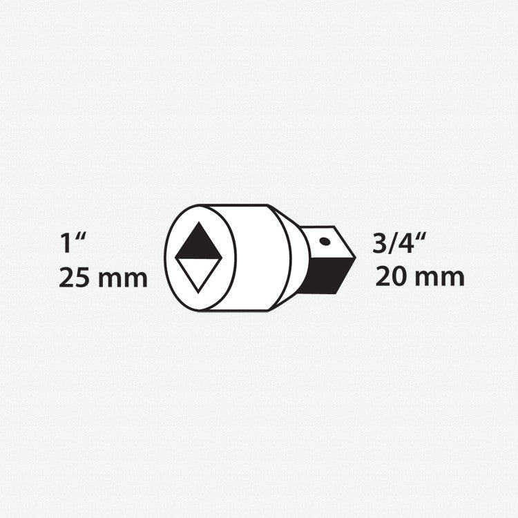 Gedore 2132 Reducer 1" to 3/4" - GR6180040 - KC Tool