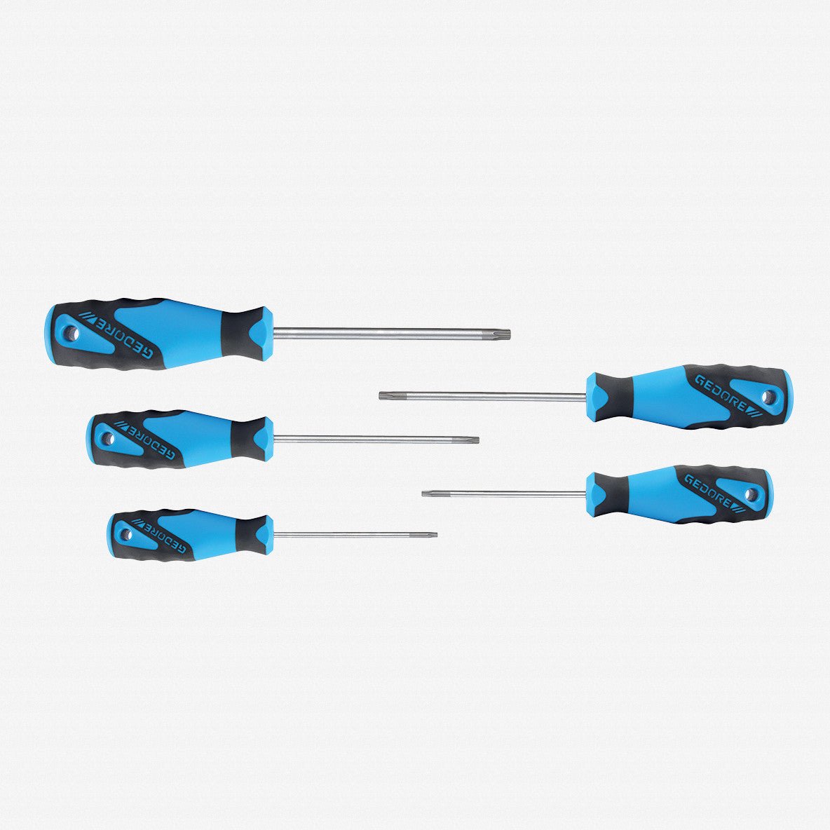 Gedore 2163 TXB - 05 3C - Screwdriver set 5 pcs TORX T10 - T30 - GR1616617 - KC Tool