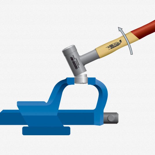 Gedore 247 H - 40 Combination hammer KOMBI - PLUS R 40 mm - GR1687883 - KC Tool