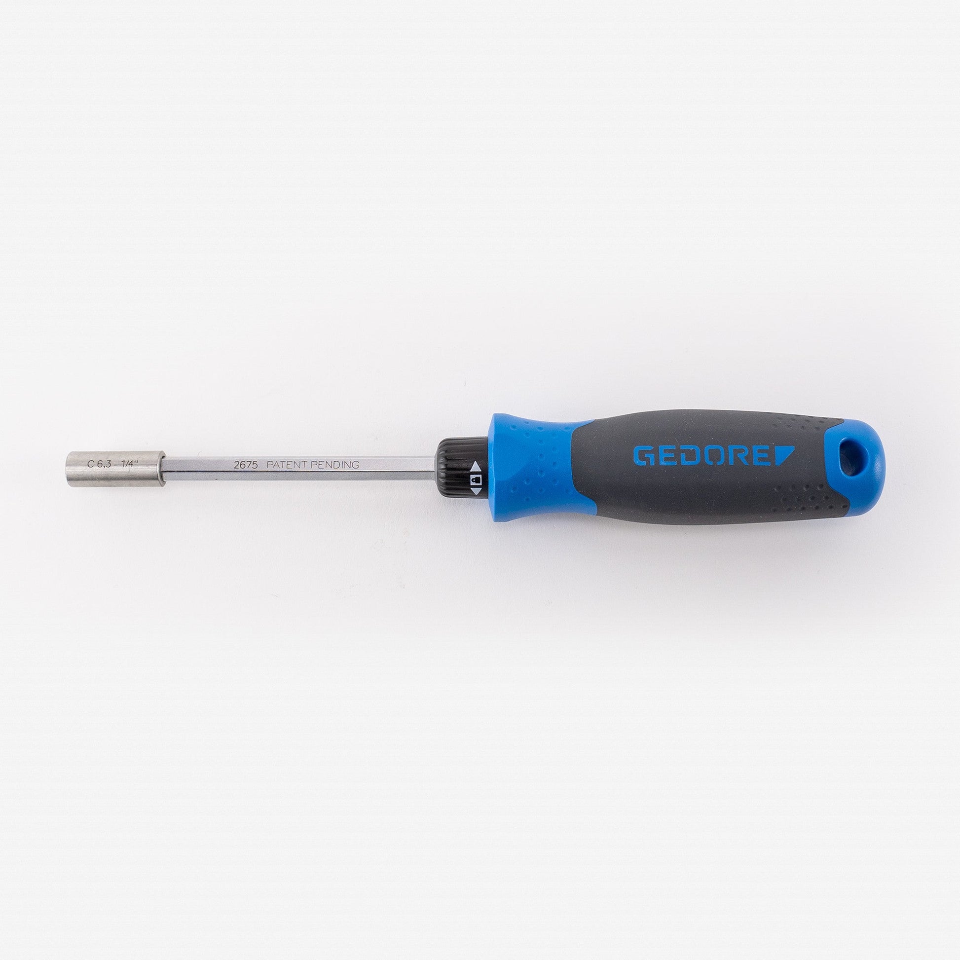 Gedore 2675 SilentGEAR Ratcheting Screwdriver with 1/4" Bit Holder - GR3031918 - KC Tool