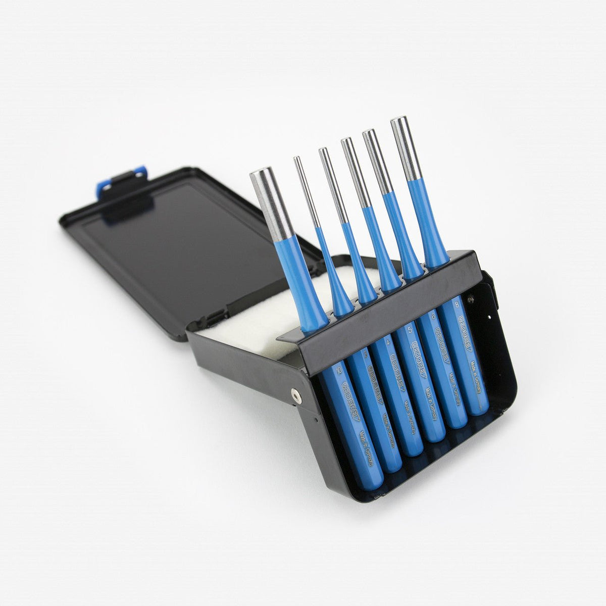 Gedore 316 D Pin Punch Set 6 Pcs in Metal Case - GR3014320 - KC Tool