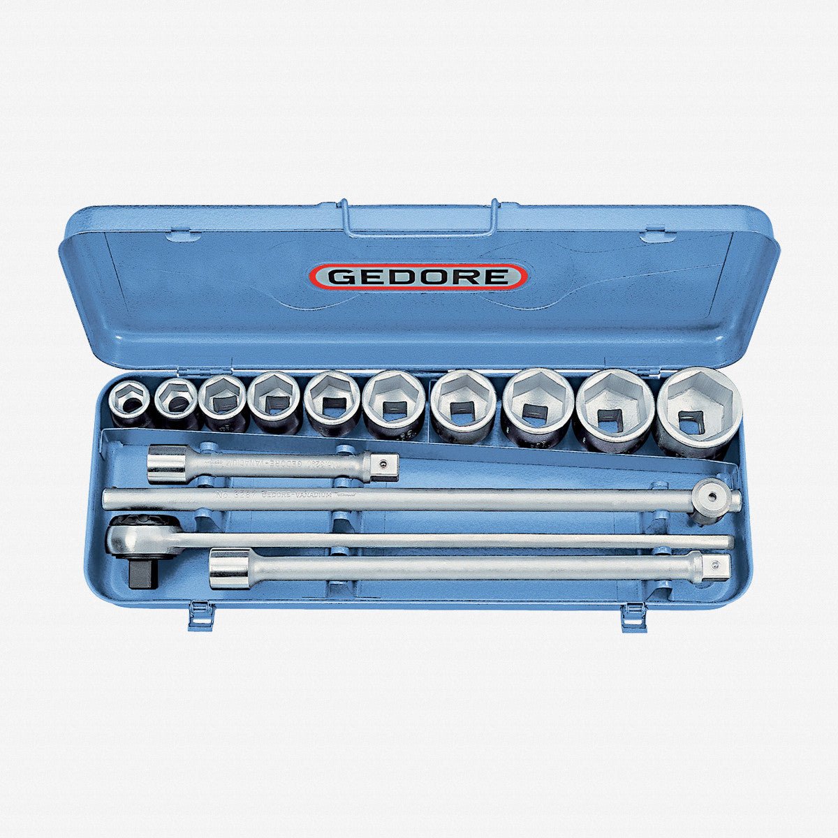 Gedore 32 EMZ Socket set 3/4" 14 pcs hex 22 - 50 mm - GR6280180 - KC Tool