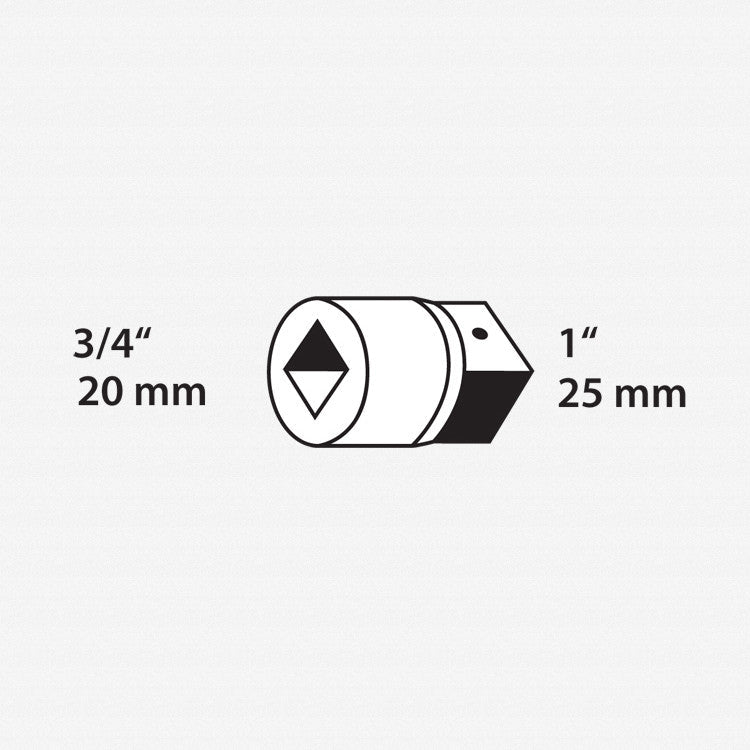 Gedore 3221 Convertor 3/4" to 1" - GR6278280 - KC Tool