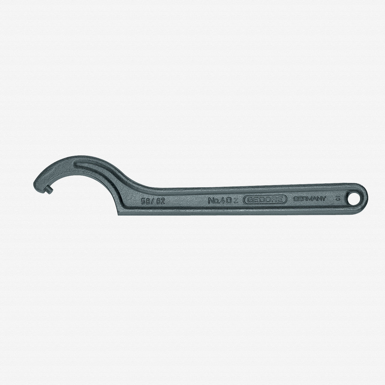 Gedore 40 Z 135-145 Hook wrench with pin, 135-145 mm - GR6337710 - KC Tool