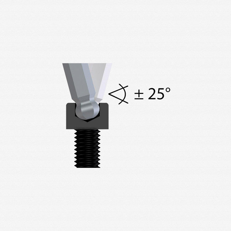 Gedore 42 KEL 2 Hexagon Allen key, extra long 2 mm - GR6370090 - KC Tool