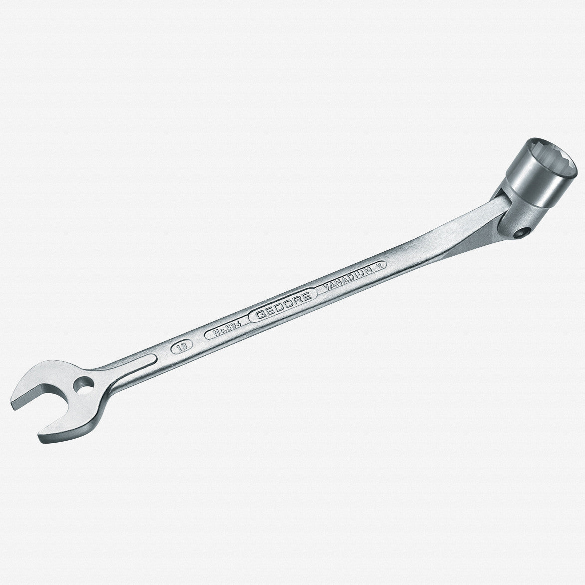 Gedore 534 12 Combination swivel head wrench 12 mm - GR6512220 - KC Tool