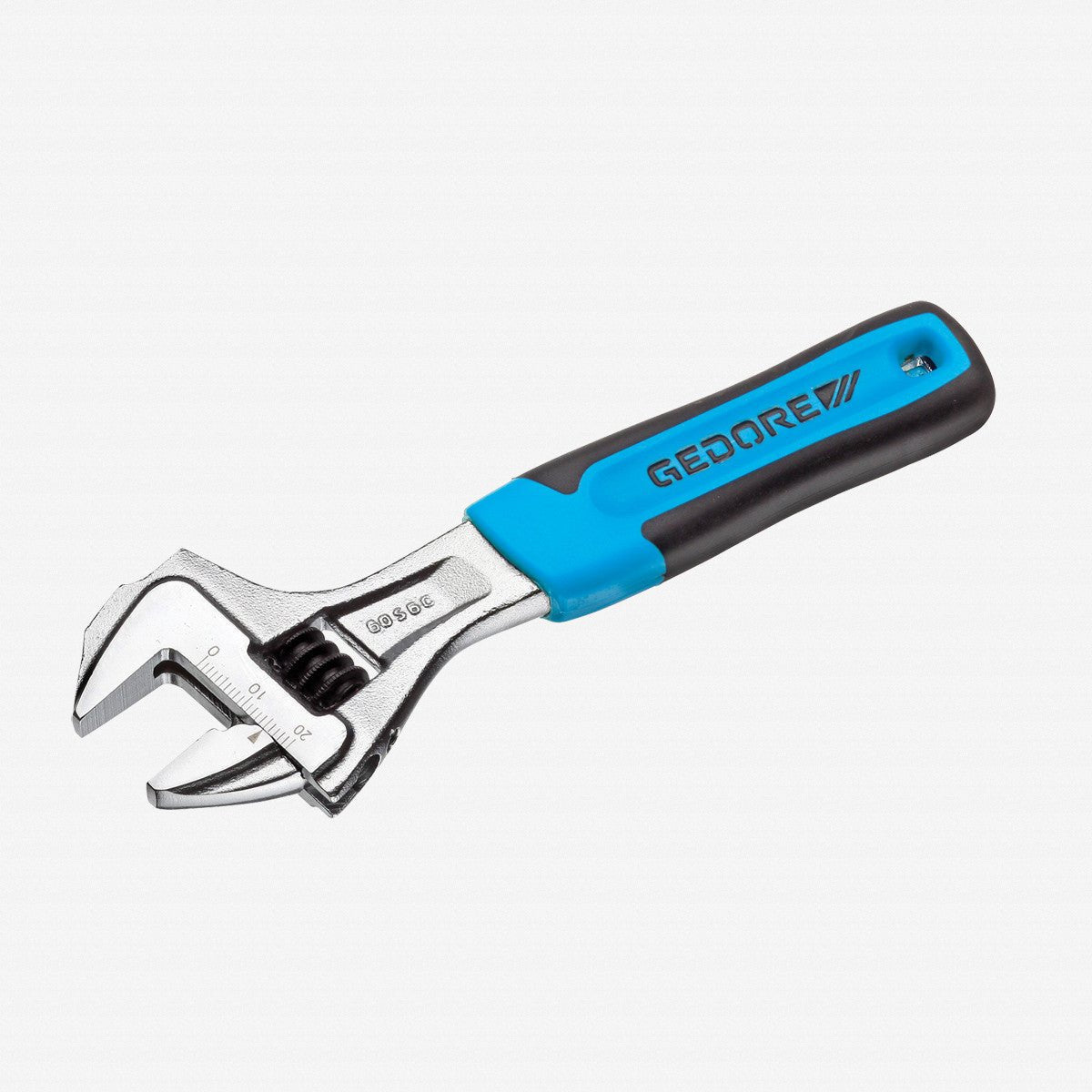 Gedore 60 S 10 JC Adjustable spanner, open end, chrome - plated with 2C - handle - GR2171007 - KC Tool