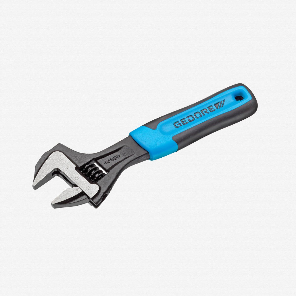 Gedore 60 S 6 JP Adjustable spanner, open end, phosphated with plastic handle - GR2668823 - KC Tool