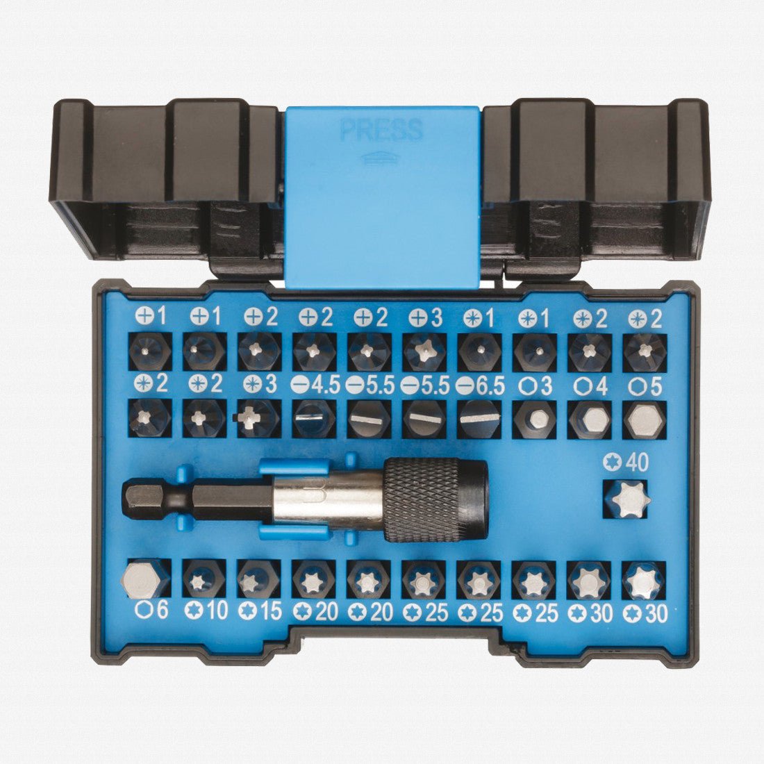 Gedore 666 - 032 - A Bit Box Allround - 32 Piece Bit Set - GR2993236 - KC Tool