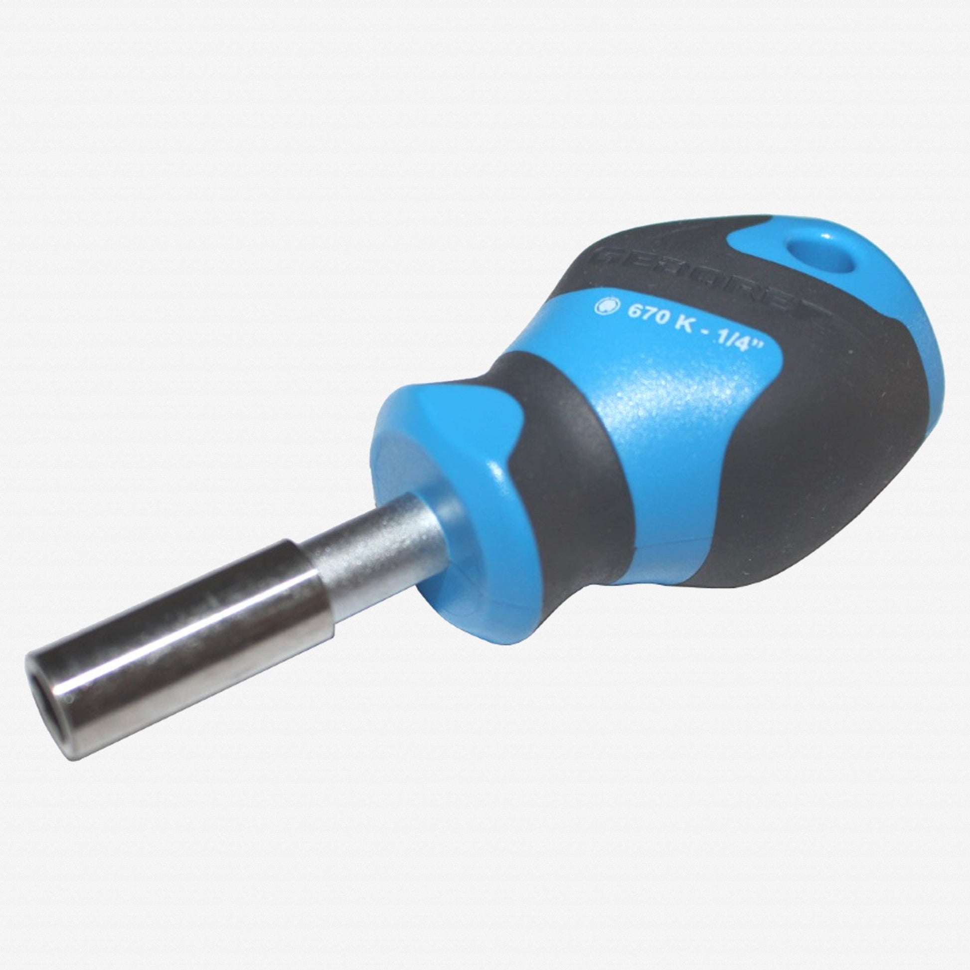 Gedore 670 K Bit screwdriver 1/4", short pattern 80 mm - GR1953796 - KC Tool