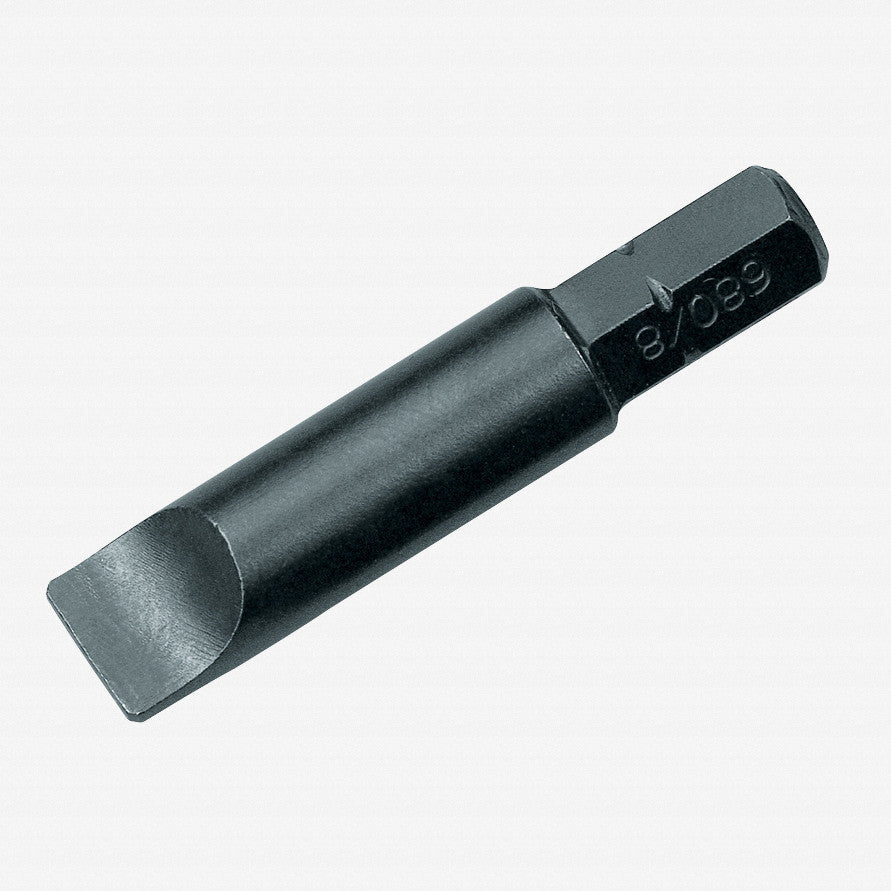 Gedore 680 8 S-010 Screwdriver bit 1/4" slotted 8 mm - GR6538100 - KC Tool