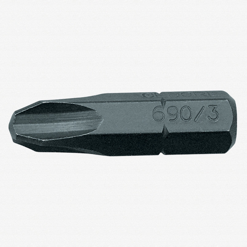 Gedore 690 3 L S - 010 Screwdriver bit 1/4" PH 3 L - GR6541670 - KC Tool