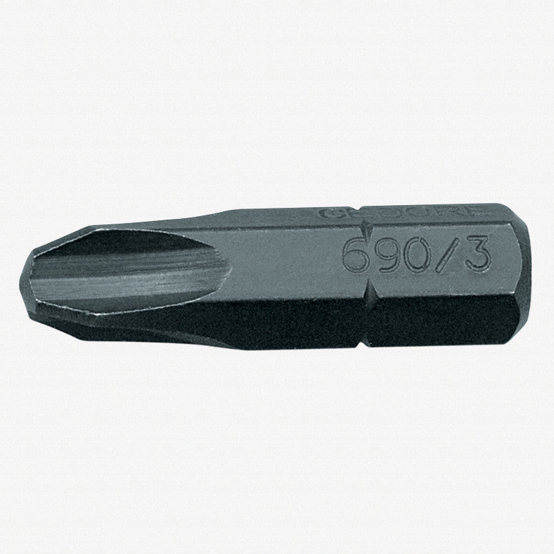 Gedore 690 3 S - 010 Screwdriver bit 1/4" PH 3 - GR6541590 - KC Tool