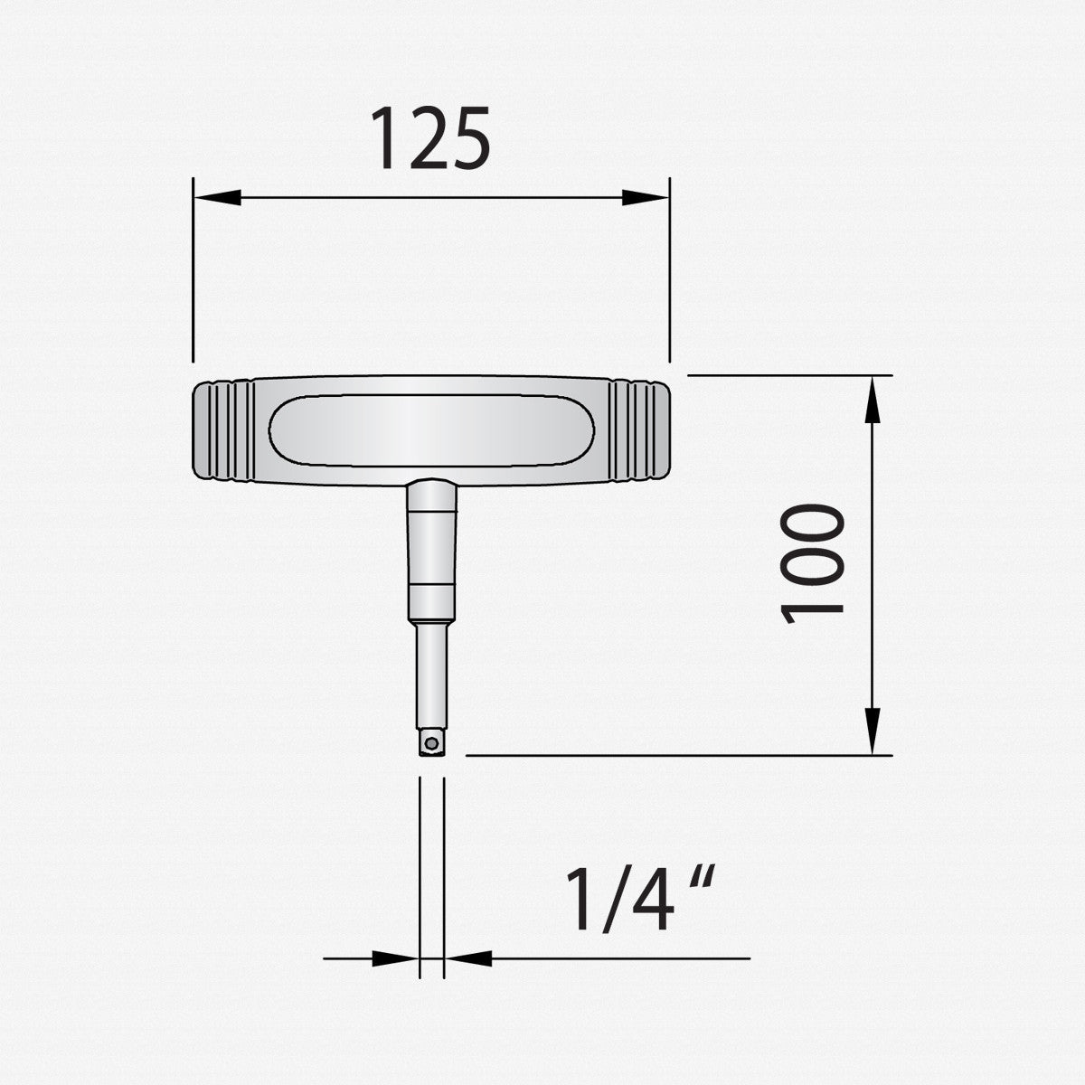 Gedore 763-05 Torque wrench DREMOMETER T-FS 1/4" pre-set 5 Nm - GR1947958 - KC Tool