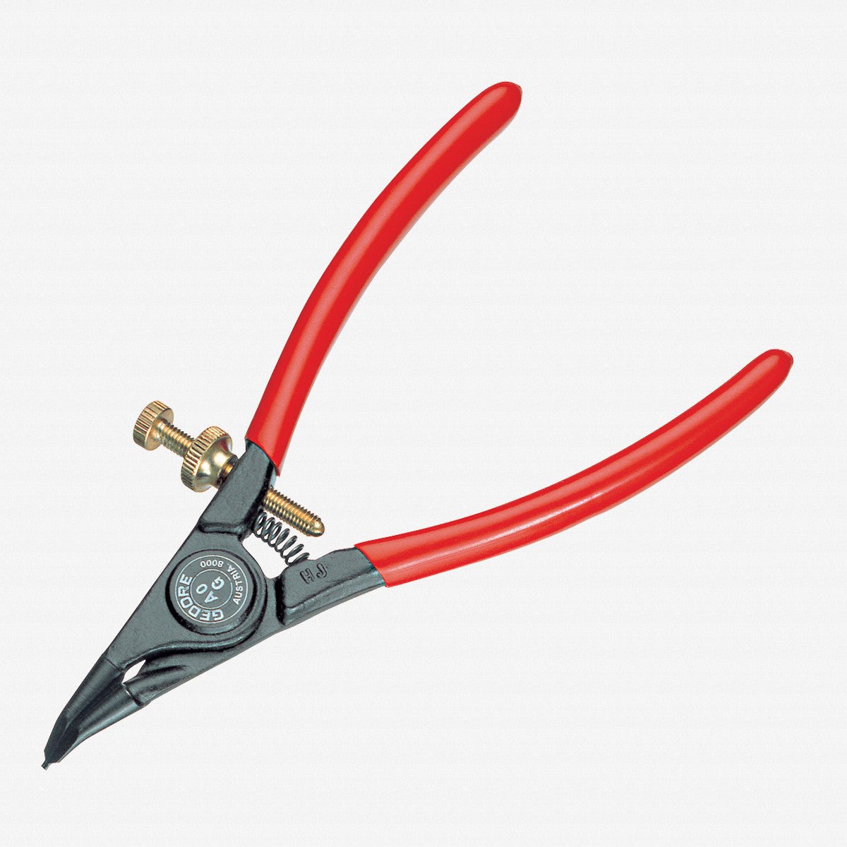 Gedore 8000 A 0G Circlip pliers for external retaining rings, angled 30 degrees 1.5 - 3.5 mm - GR6700140 - KC Tool