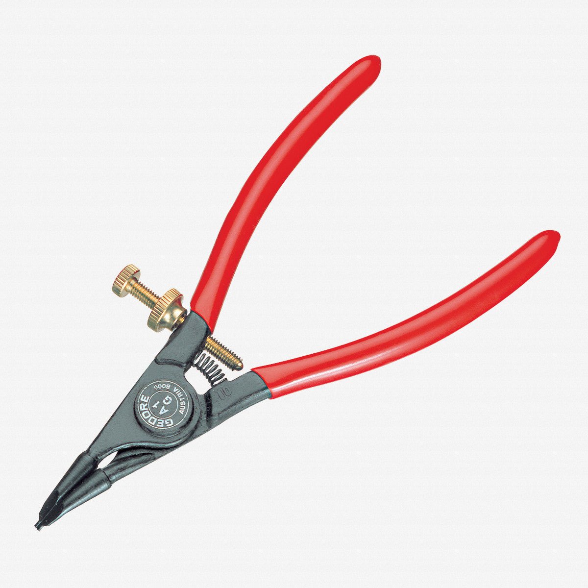 Gedore 8000 A 1G Circlip pliers for external retaining rings, angled 30 degrees 4.0-9.0 mm - GR6700220 - KC Tool