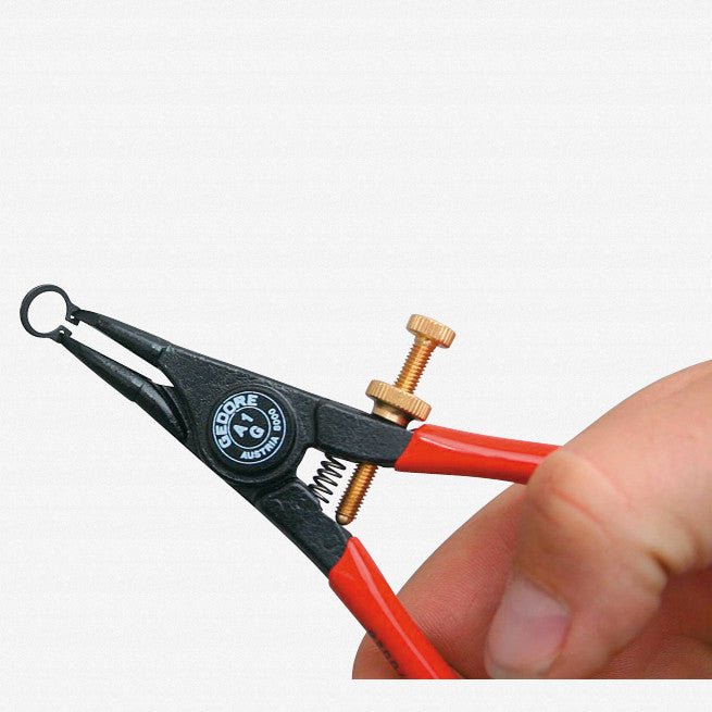 Gedore 8000 A 1G Circlip pliers for external retaining rings, angled 30 degrees 4.0-9.0 mm - GR6700220 - KC Tool