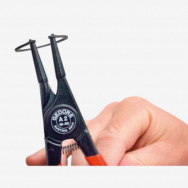 Gedore 8000 A 2 Circlip pliers for external retaining rings, straight, 19 - 60 mm - GR6701540 - KC Tool