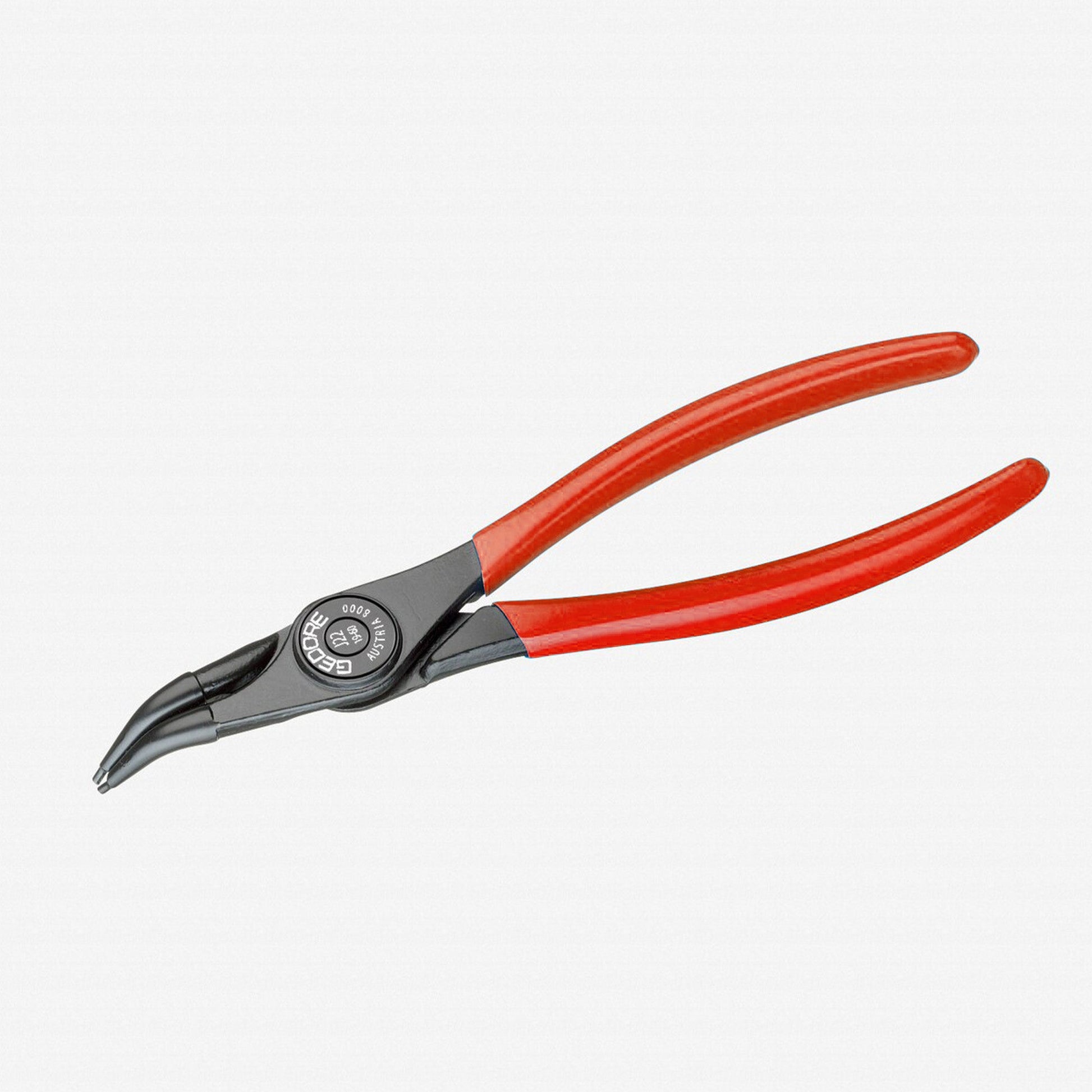 Gedore 8000 J 12 Circlip pliers for internal retaining rings, angled 45 degrees, 12-25 mm - GR2014971 - KC Tool