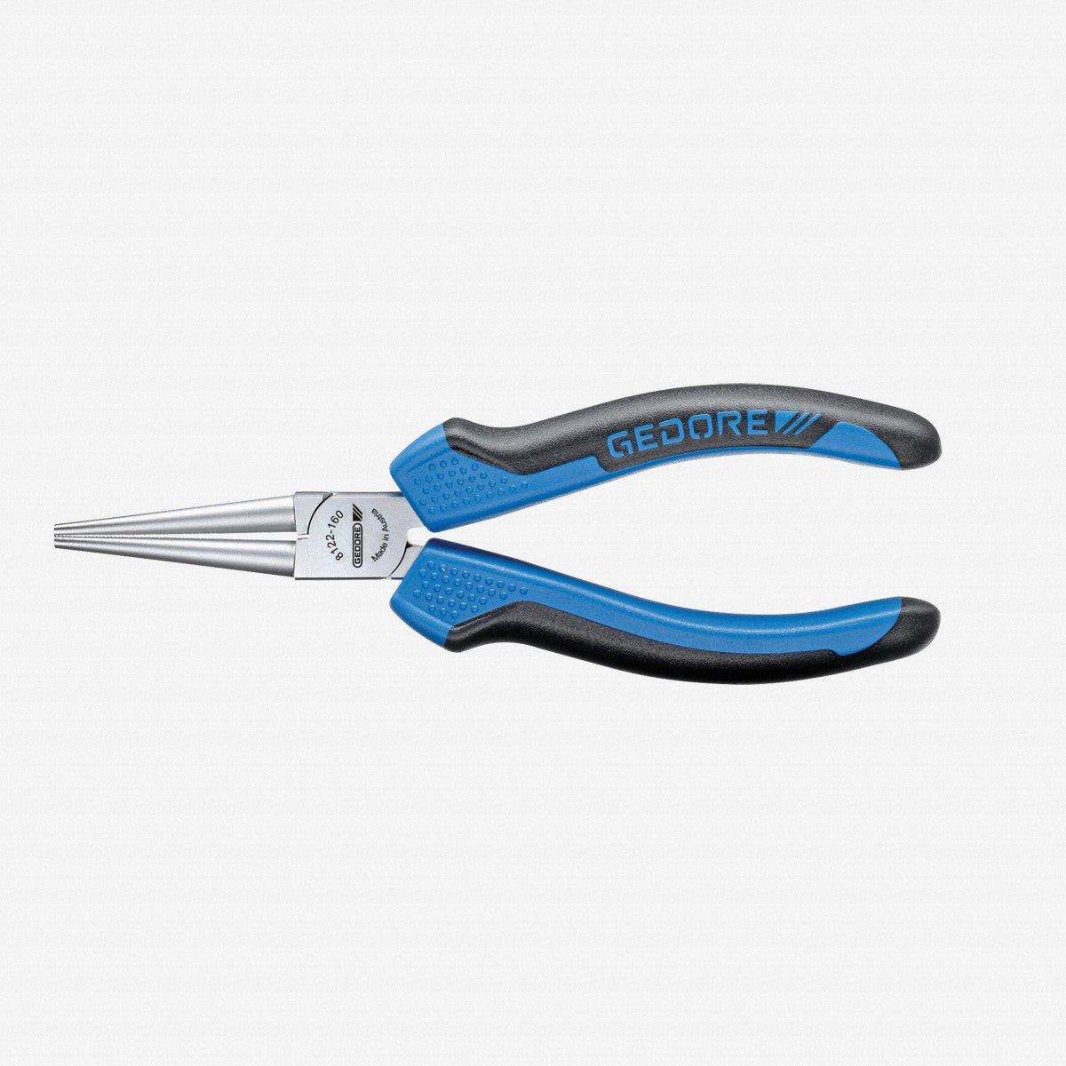 Gedore 8122-160 JC Round nose pliers 160 mm, 2-component handle - GR6716810 - KC Tool