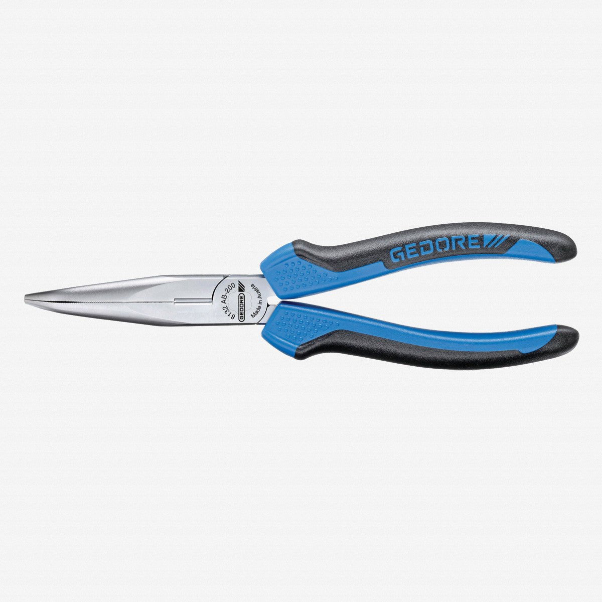 Gedore 8132 AB - 160 JC Bent nose telephone pliers 160 mm - GR6720920 - KC Tool
