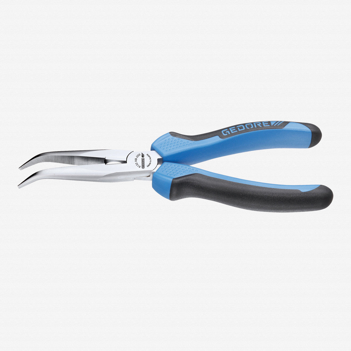 Gedore 8132 AB - 200 JC Bent nose telephone pliers 200 mm - GR6721300 - KC Tool