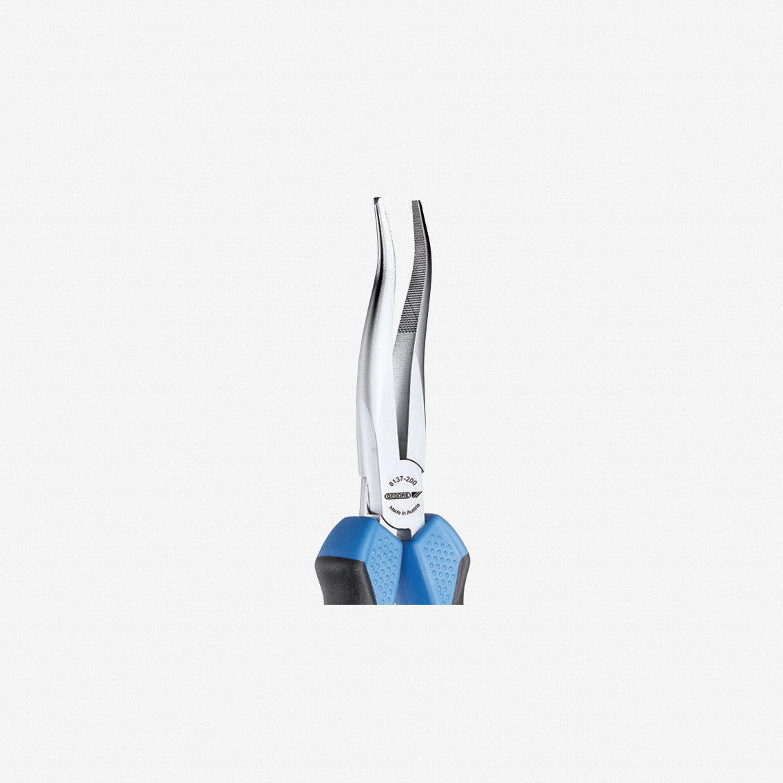 Gedore 8137 - 200 JC Mechanics pliers, without wire cutter, offset pattern 200 mm - GR6723190 - KC Tool