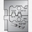 Gedore 8140-10 Module insert for flat plugs 4.8 - GR1830643 - KC Tool