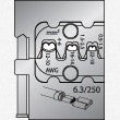 Gedore 8140-11 Module insert for flat plugs 6.3 - GR1830651 - KC Tool
