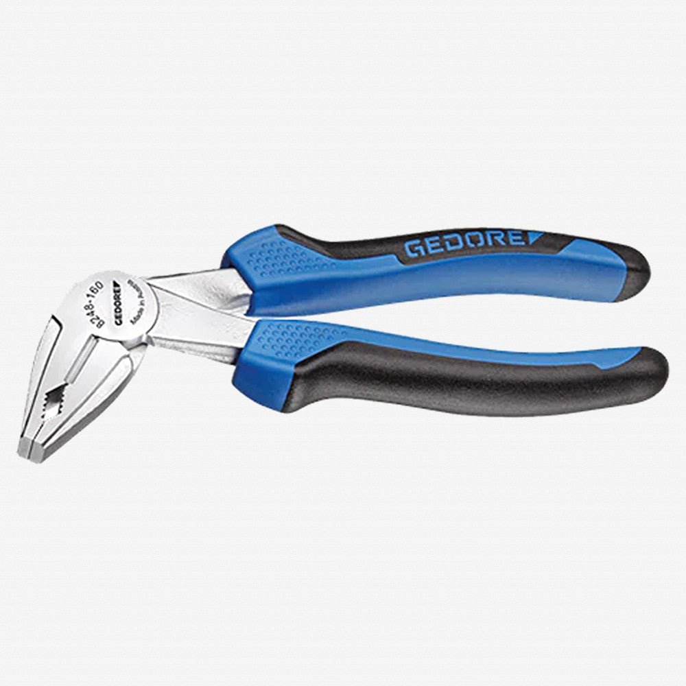 Gedore 8248 - 160 JC Combination pliers, angled, 160 mm - GR2276585 - KC Tool