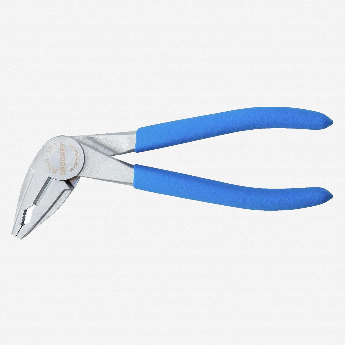 Gedore 8248-160 TC Combination Pliers, Angled, 160 mm, Plastic Grip - GR3463206 - KC Tool