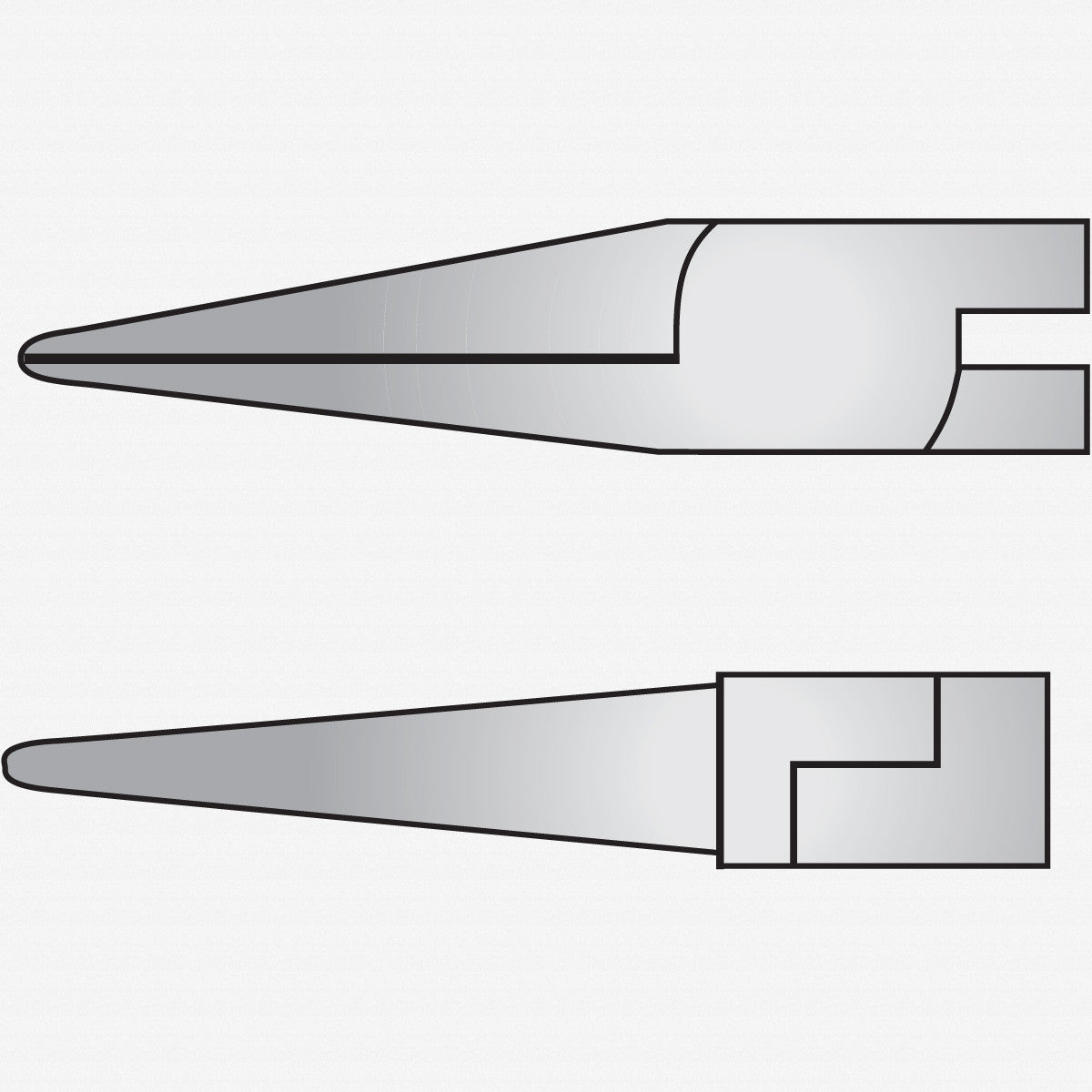 Gedore 8308 - 6 Round nose electronic pliers - GR1743651 - KC Tool