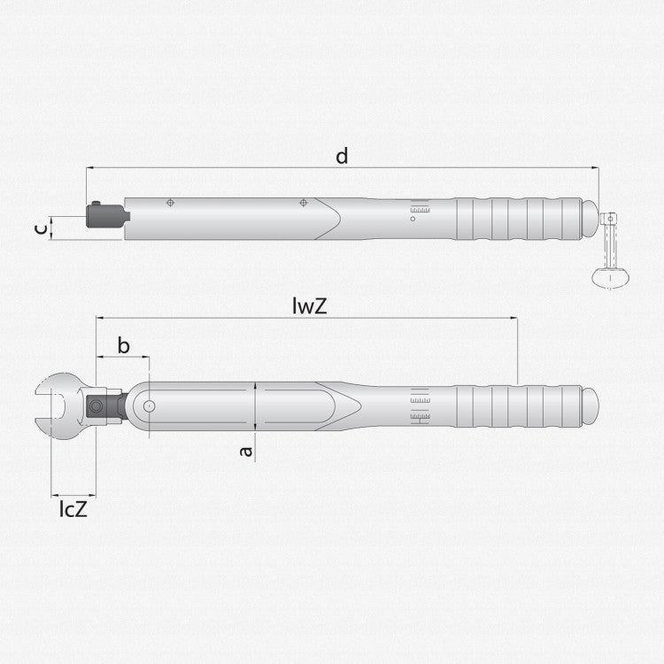 Gedore 8460 - 01 DREMOMETER AZ, 8 - 40 Nm - GR7703610 - KC Tool